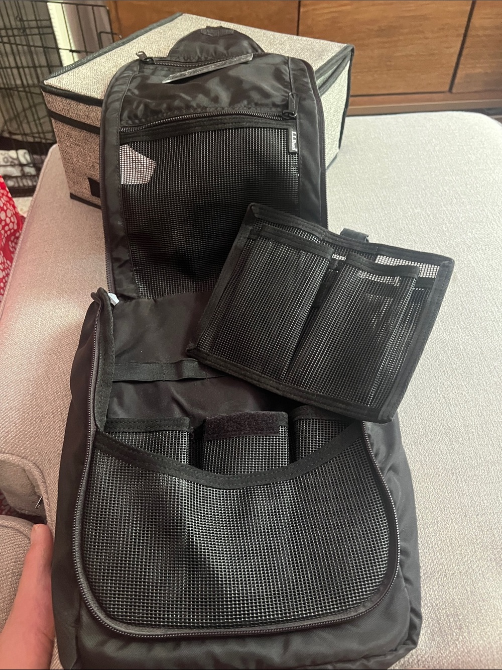 Black Travel Organizer Backpack - LL Bean